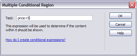 The condition that tests the value of the context node’s subelement