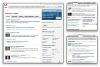 Developer Center main page